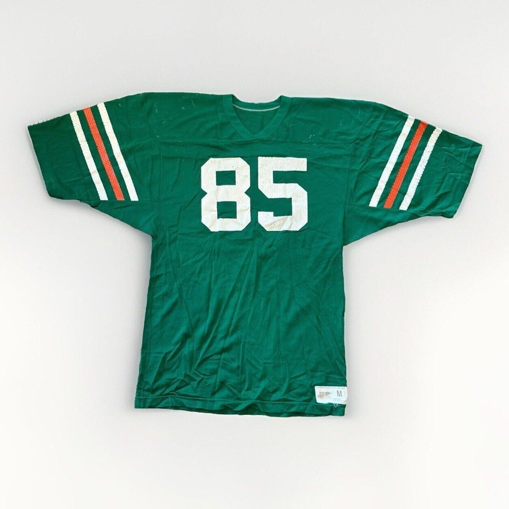 Vintage Russell Athletic Football Jersey Mens M 70s 80s‎ Green #85 Streetwear